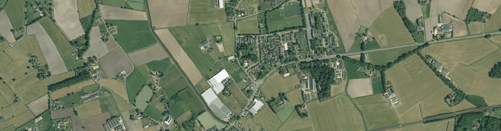 Luchtfoto van Teuge