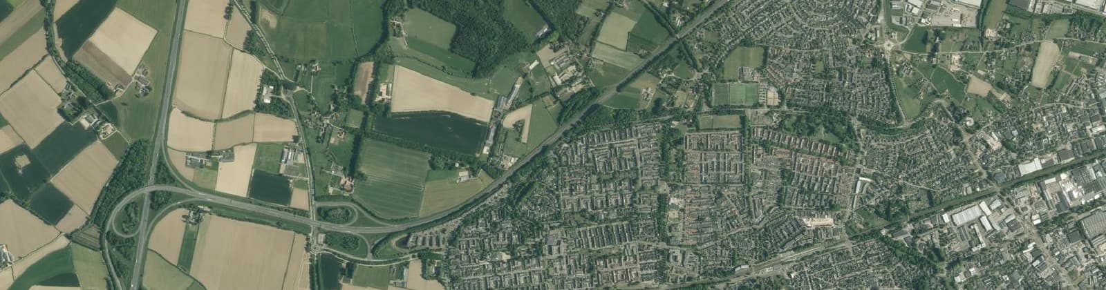 Luchtfoto van Wijk 00 Wijchen buitengebied