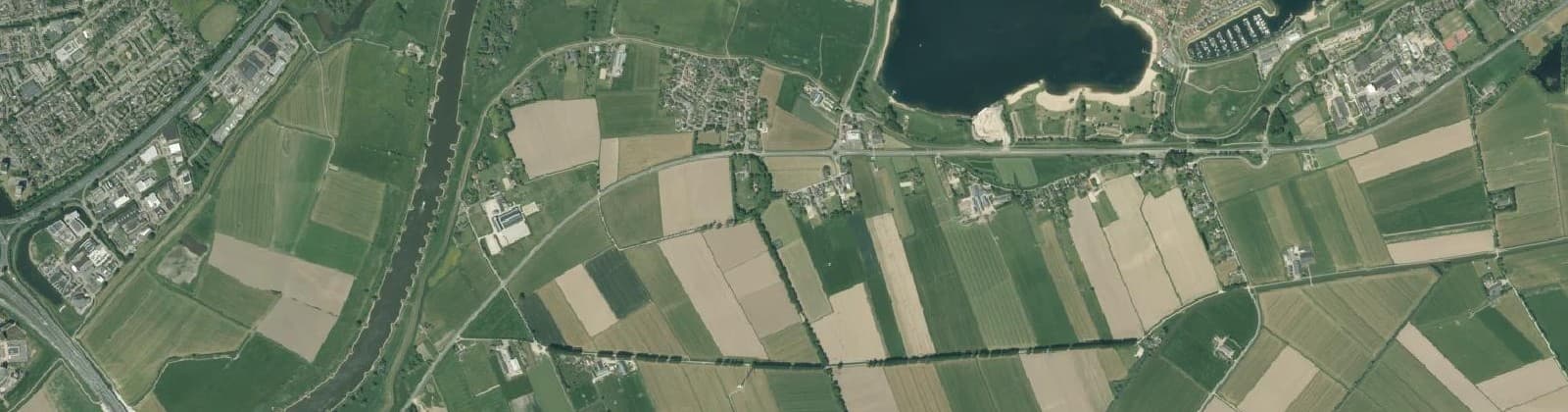 Luchtfoto van Lathum
