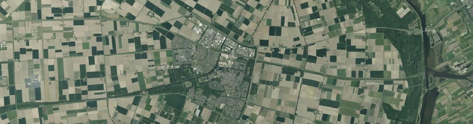 Luchtfoto van Wijk 05 Buitengebied Dronten