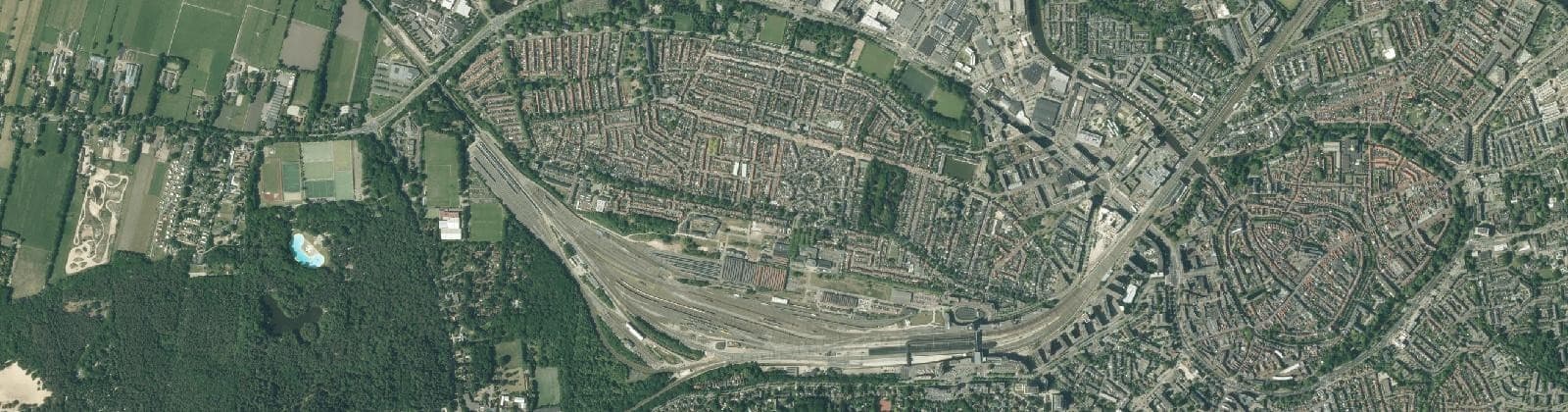 Luchtfoto van Soesterkwartier