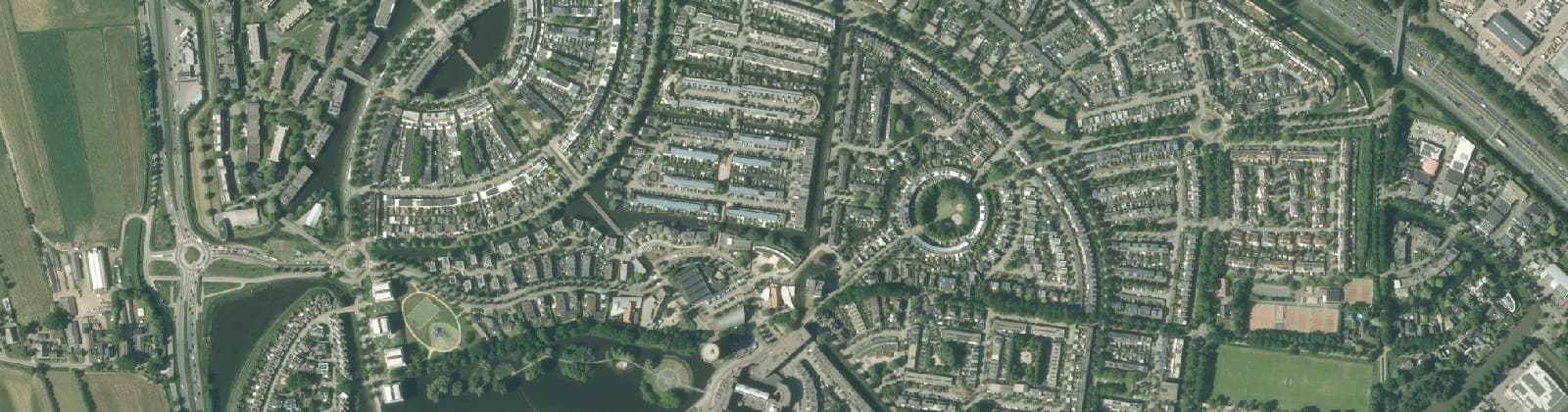 Luchtfoto van Nieuwland