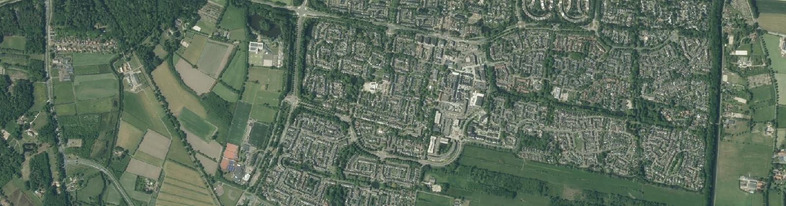 Luchtfoto van Wijk 01 Leusden-Centrum West