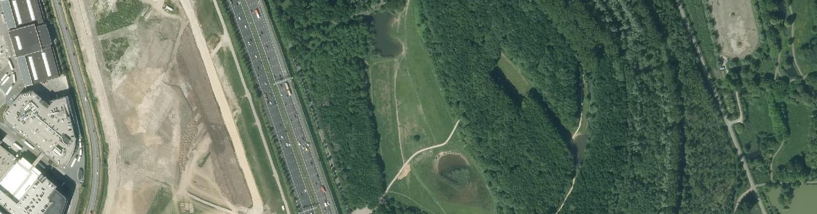 Luchtfoto van Hoge Landen