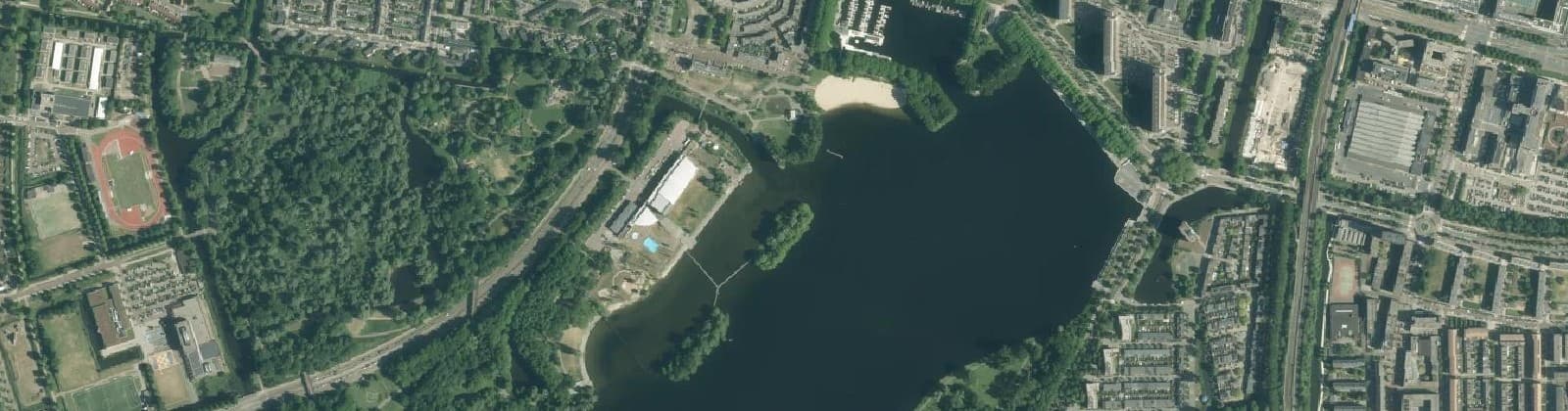 Luchtfoto van Slotermeer-Zuidoost