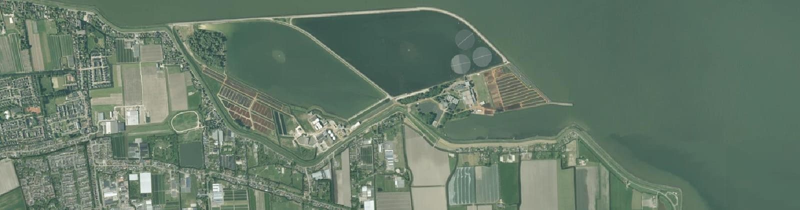 Luchtfoto van Buitengebied IJsselmeer en Markermeer
