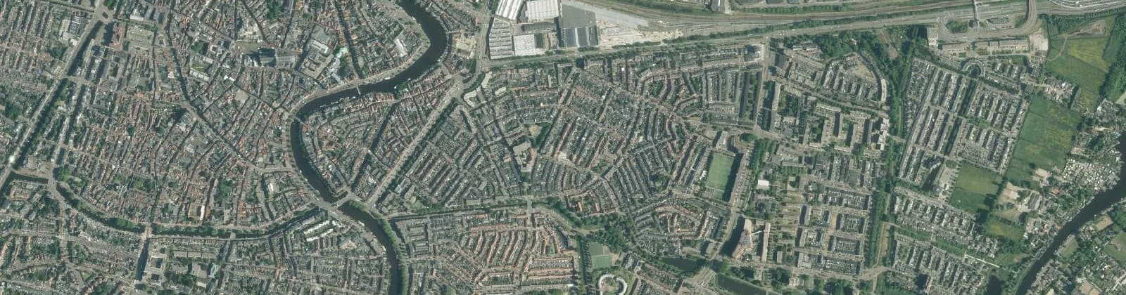 Luchtfoto van Amsterdamsewijk