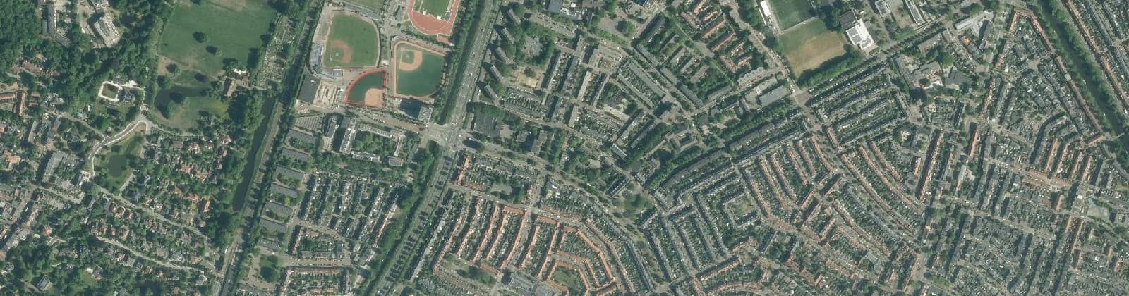 Luchtfoto van Te Zaanenkwartier