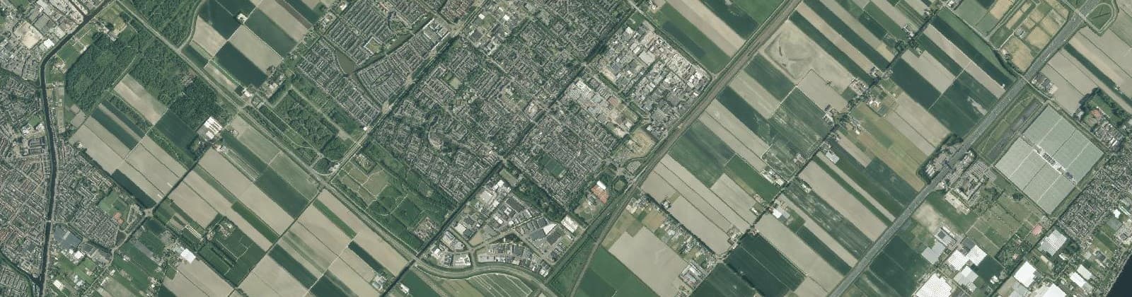 Luchtfoto van Nieuw-Vennep
