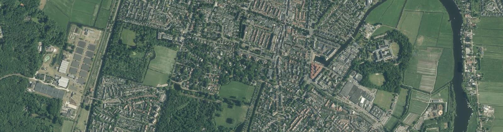 Luchtfoto van Wijk 00 Heemstede-Centrum