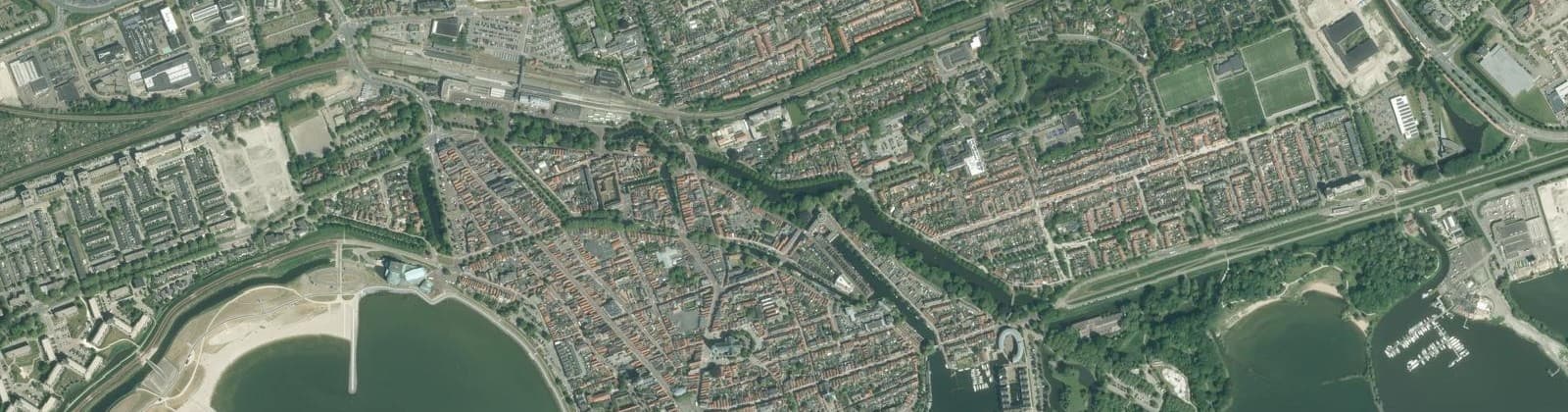 Luchtfoto van Wijk 10 Binnenstad