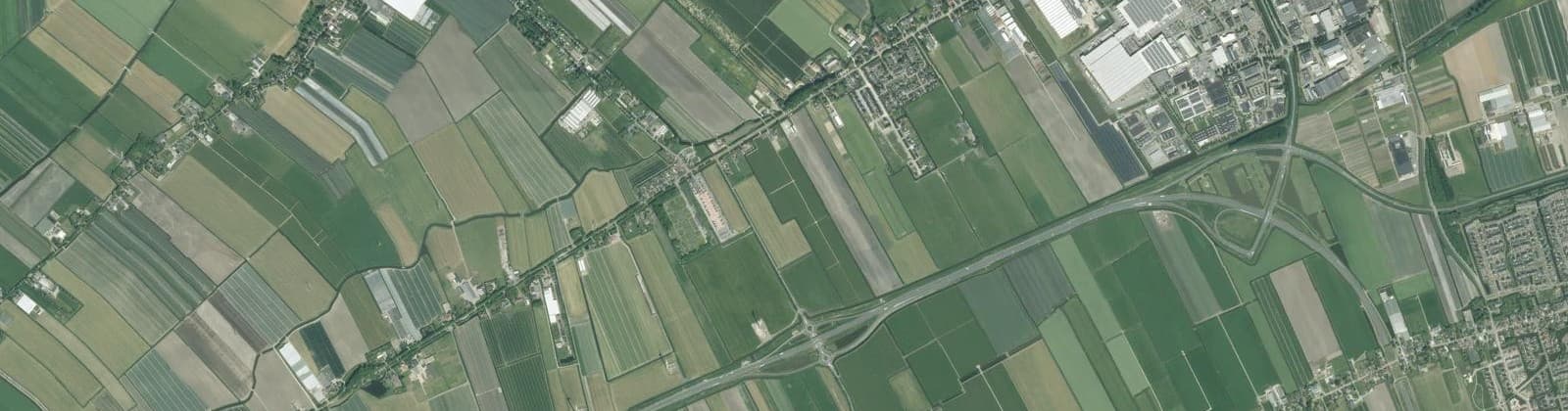 Luchtfoto van Zwaagdijk-Oost