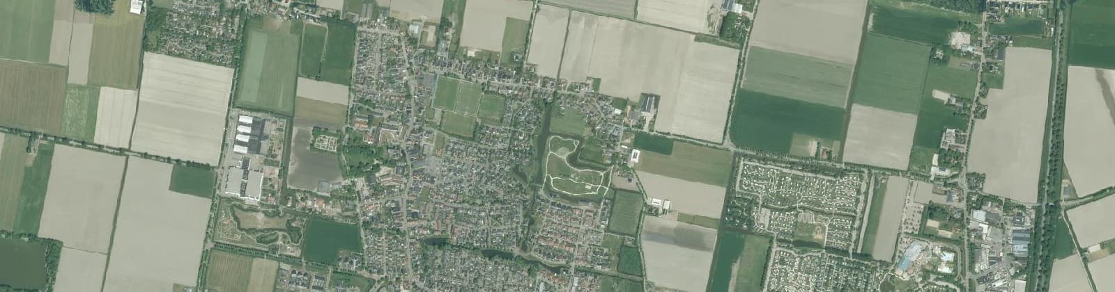 Luchtfoto van Tuitjenhorn