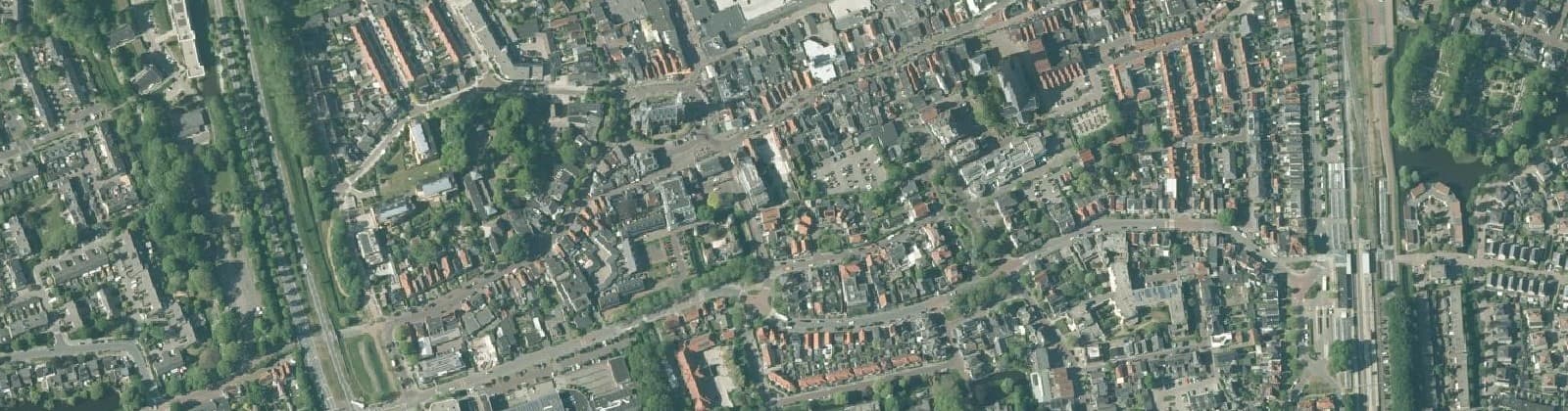 Luchtfoto van Schagen-Centrum