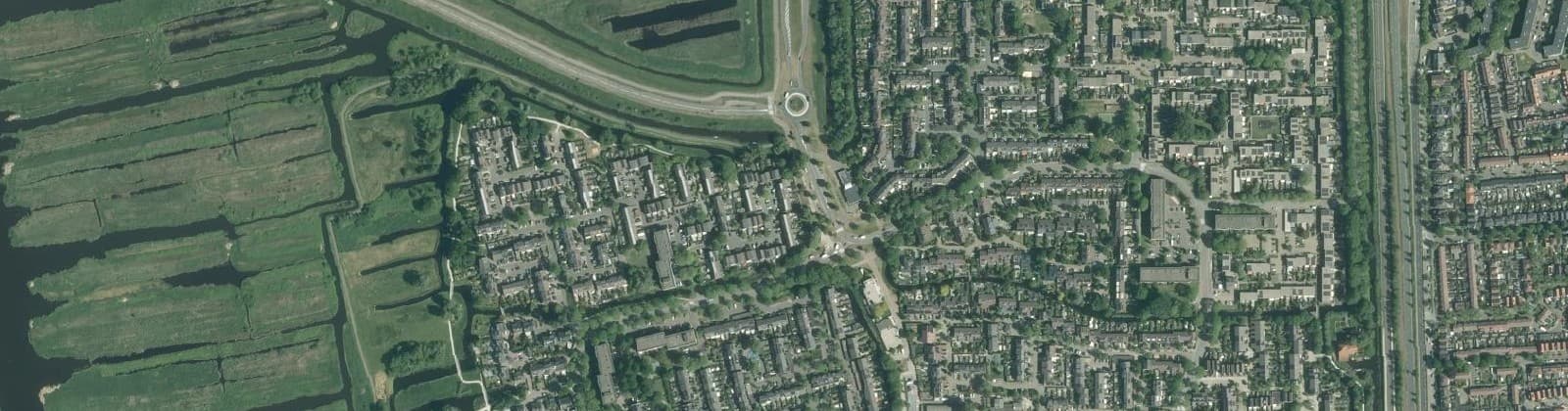 Luchtfoto van Westerkoog