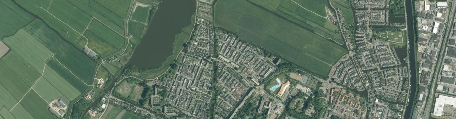 Luchtfoto van Krommenie West