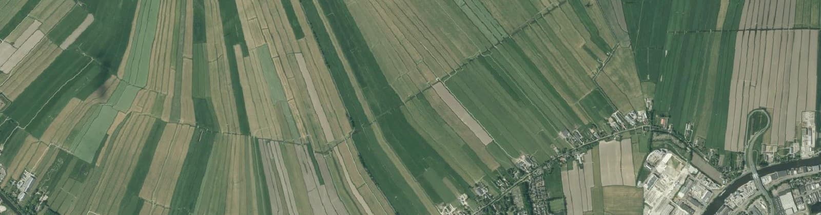 Luchtfoto van Koudekerk aan den Rijn