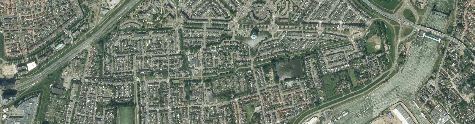 Luchtfoto van Capelle West en 's Gravenland