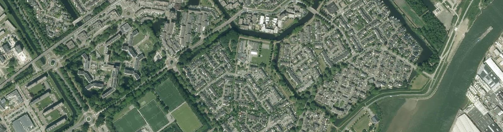 Luchtfoto van Oostgaarde Zuid