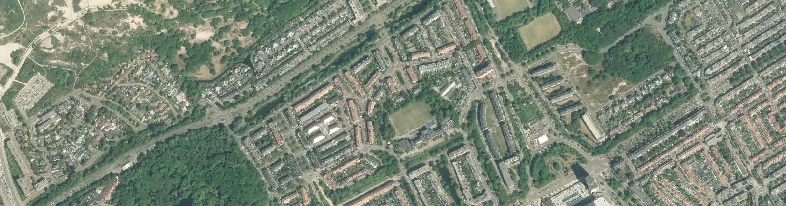 Luchtfoto van Wijk 14 Bohemen en Meer en Bos