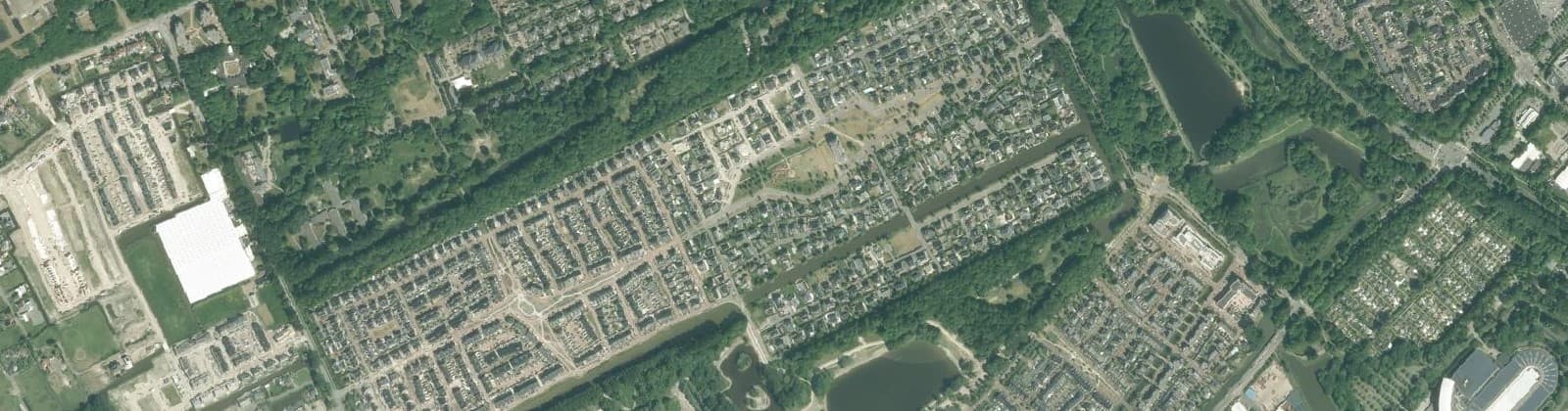 Luchtfoto van Wijk 16 Kraayenstein en Vroondaal