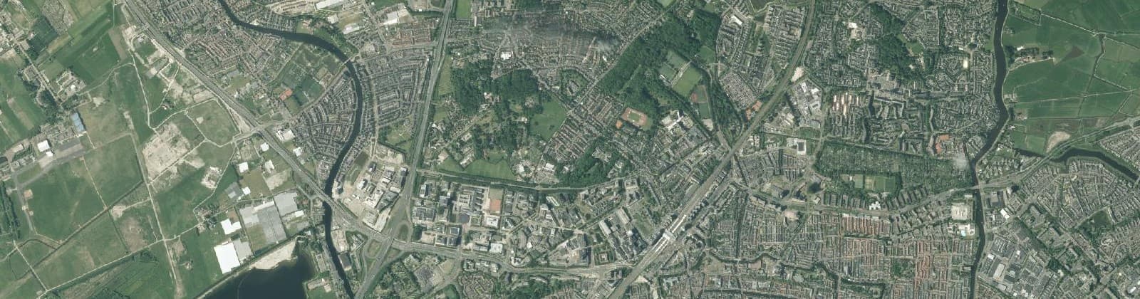 Luchtfoto van Boerhaavedistrict