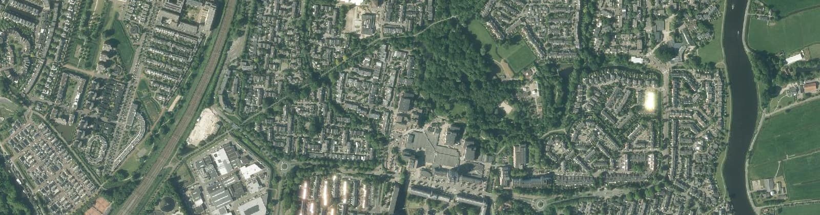 Luchtfoto van Merenwijkdistrict
