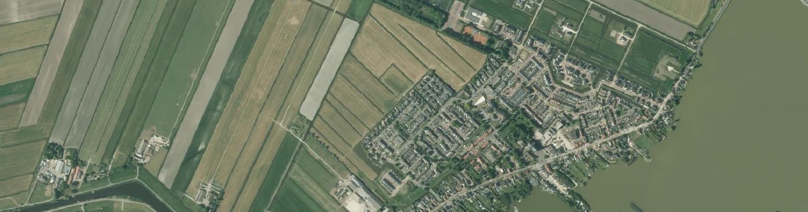 Luchtfoto van Kern Langeraar