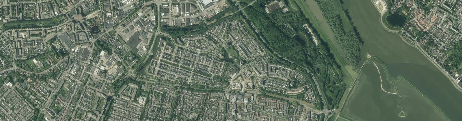 Luchtfoto van Het Zand