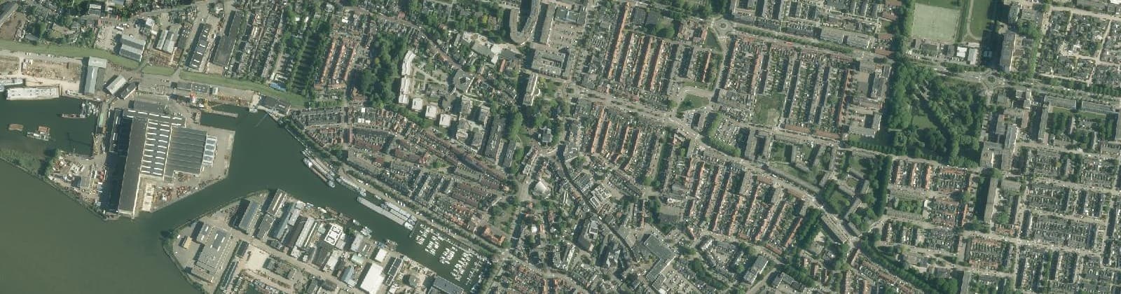 Luchtfoto van Wijk 02 Sliedrecht-Centrum