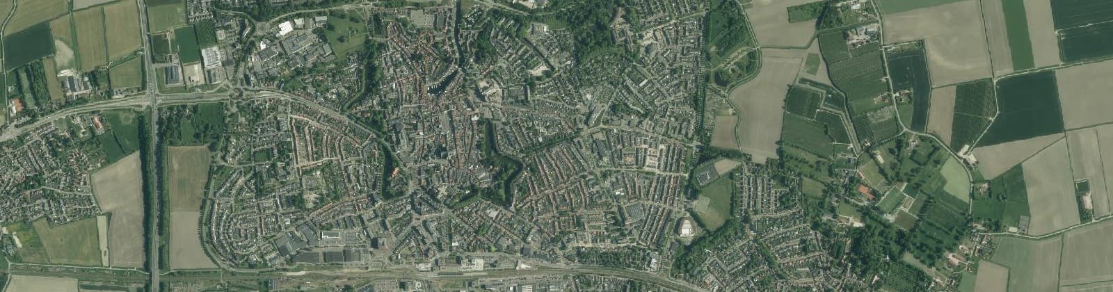 Luchtfoto van Wijk 01 Goes