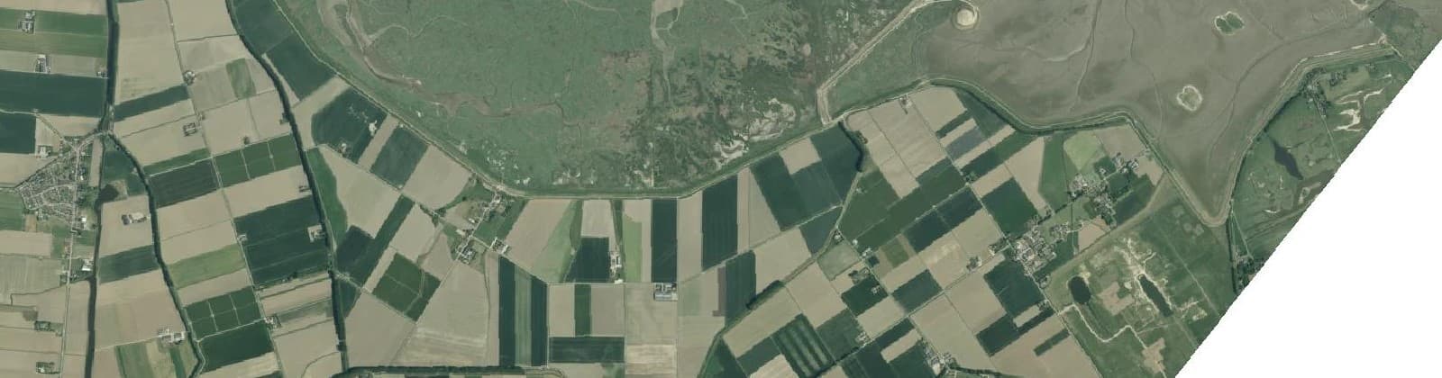 Luchtfoto van Nieuw Namen