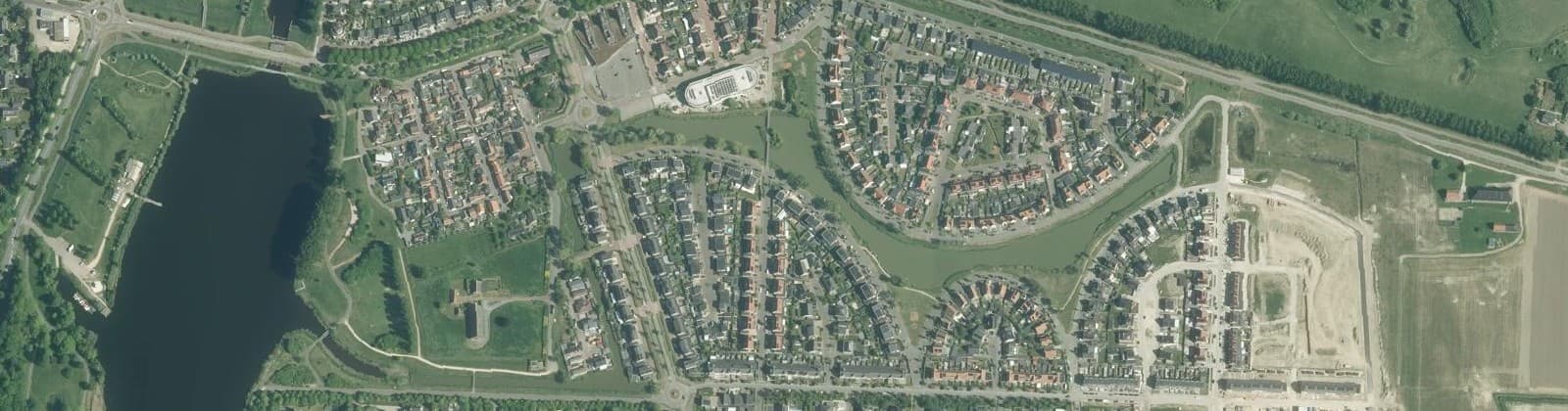 Luchtfoto van Terneuzen Oost