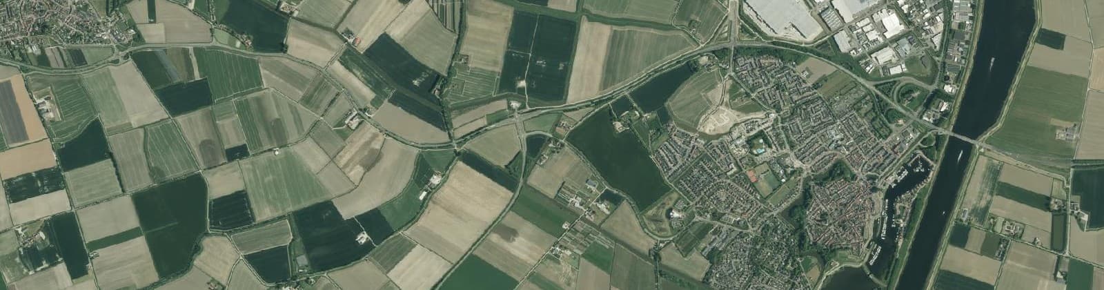 Luchtfoto van Tholen