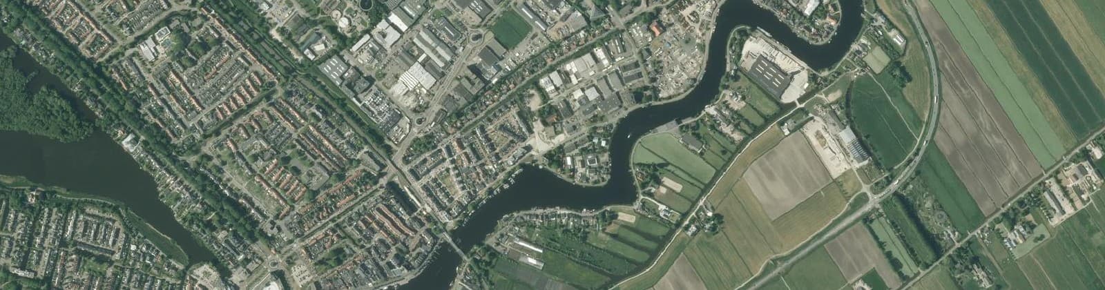 Luchtfoto van Amstelhoek