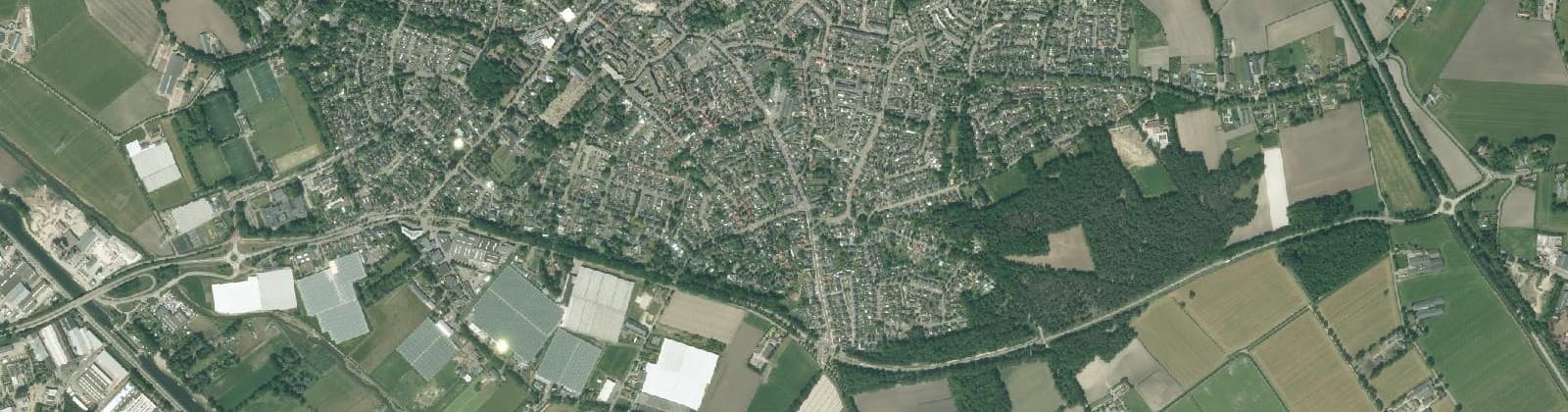 Luchtfoto van Asten zuid