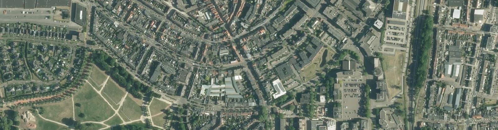 Luchtfoto van Wijk 00 Bergen op Zoom-Oude stad e.o.