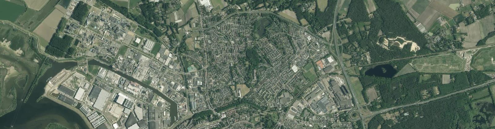 Luchtfoto van Wijk 01 Bergen op Zoom-Noord