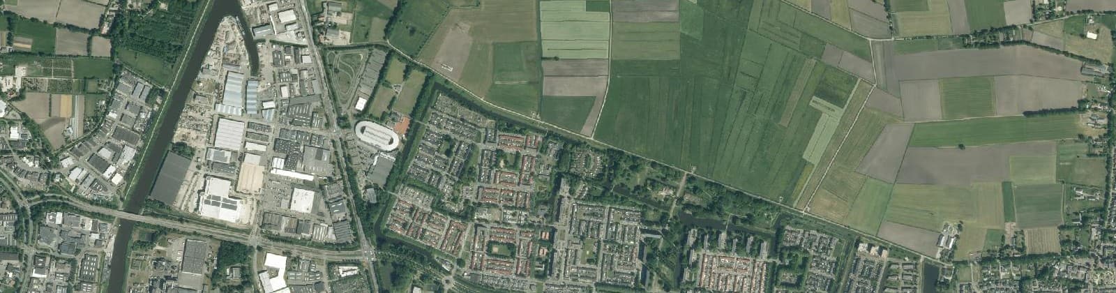 Luchtfoto van Breda noord