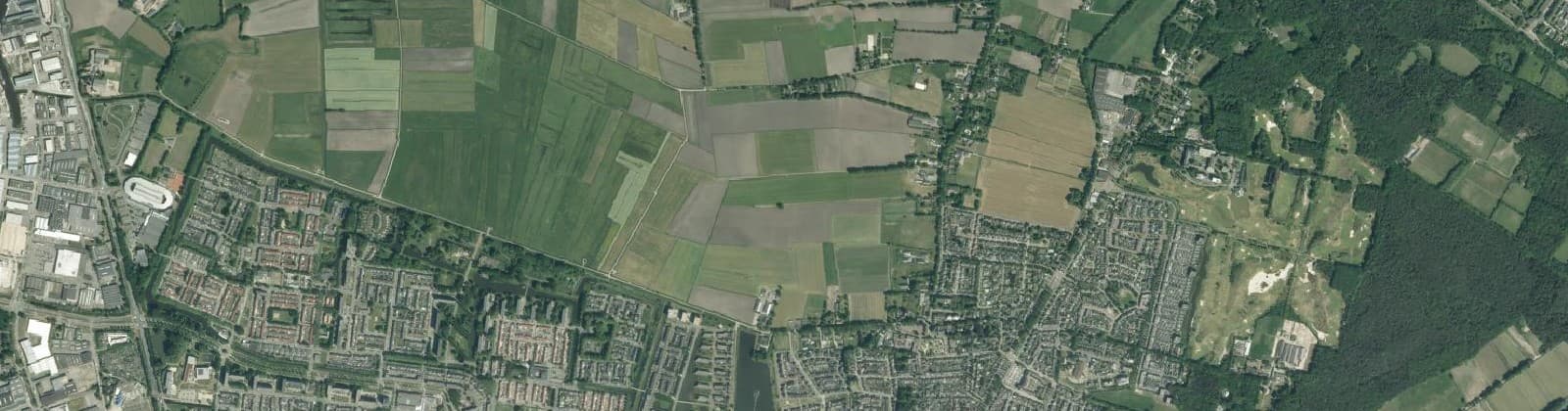 Luchtfoto van Teteringen