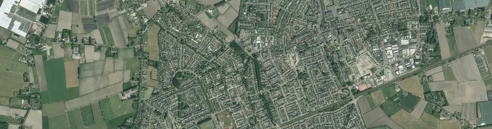Luchtfoto van Noord woongebied