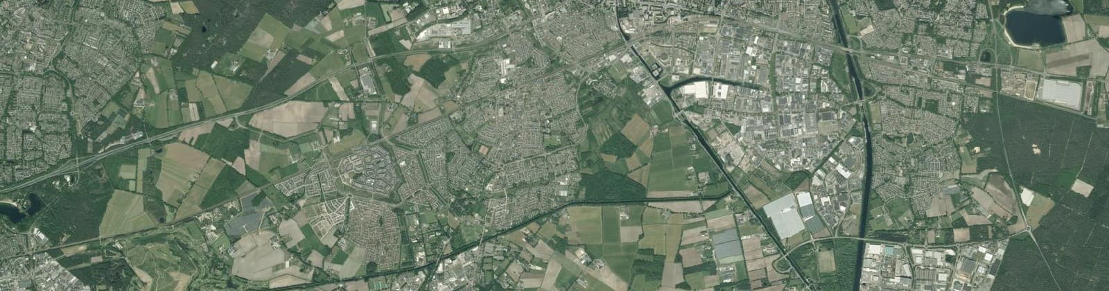 Luchtfoto van Wijk 13 't Hout
