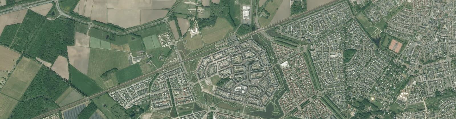 Luchtfoto van Wijk 21 Brandevoort