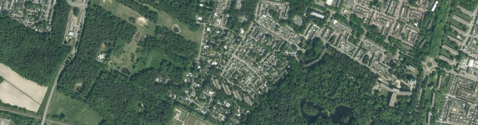 Luchtfoto van Wandelbos Zuid