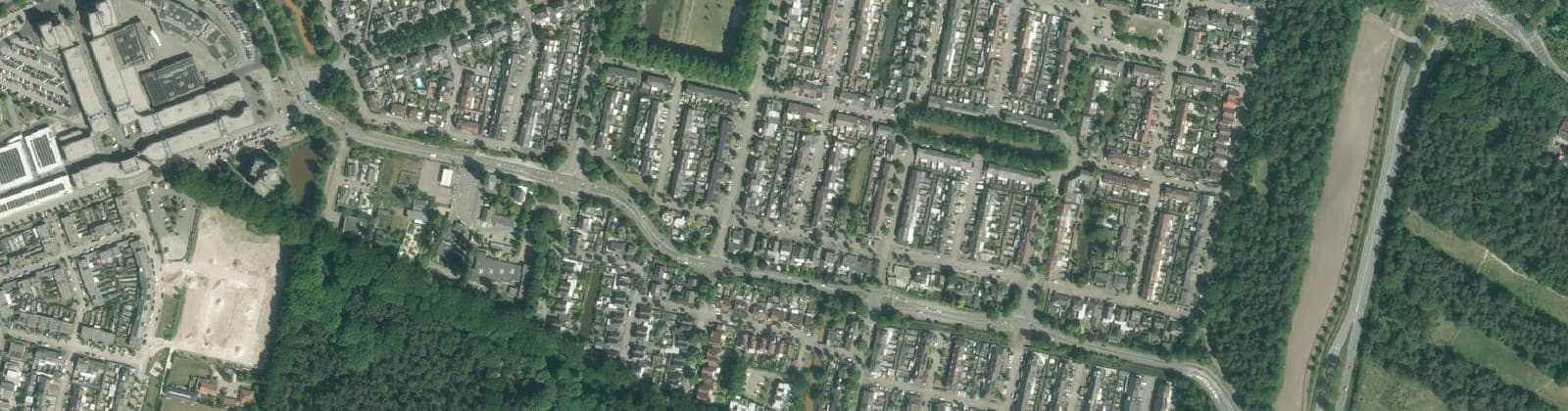 Luchtfoto van Huibeven