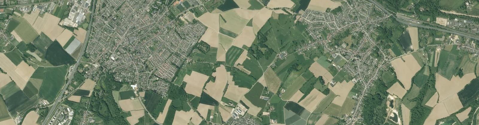 Luchtfoto van Wijk 00 Beek - Spaubeek