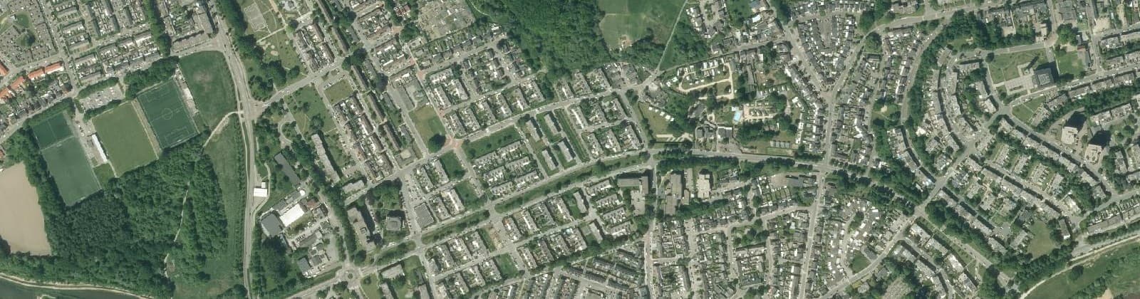 Luchtfoto van Wijk 21 Heerlerheide - Passart