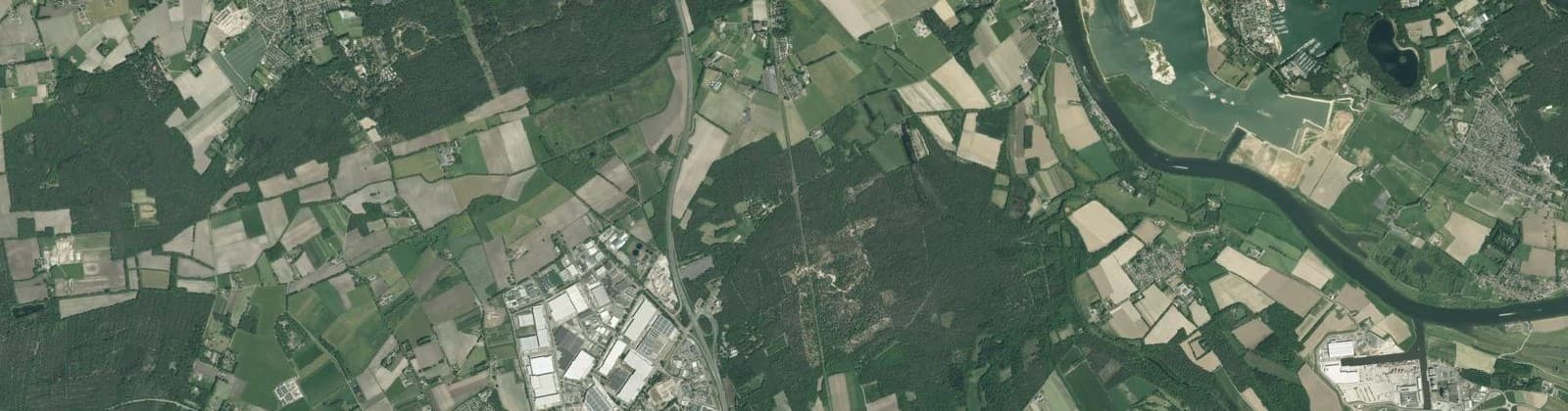 Luchtfoto van Smakt