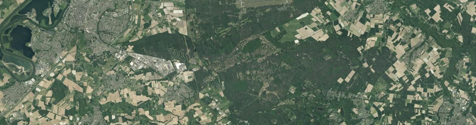 Luchtfoto van Herkenbosch