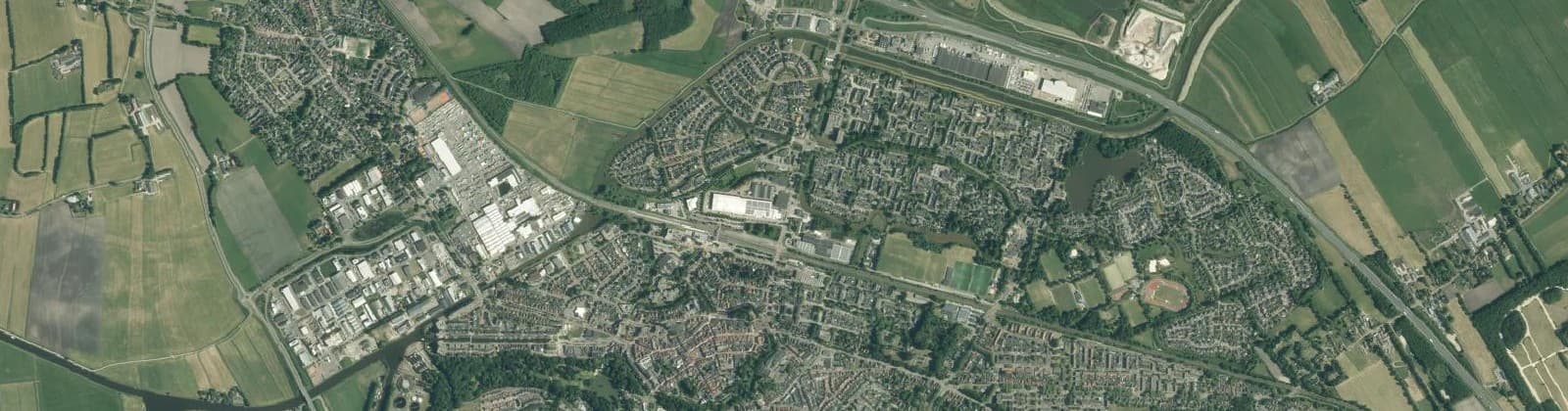 Luchtfoto van Steenwijk
